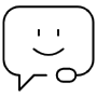 Customer Technical Support Chat Black Outline free icon for commercial use