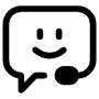Customer Technical Support Service Call Black Outline free icon for commercial use