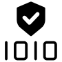 Cyber Security Encrypted Protected Data Black free icon for commercial use