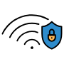 Cyber Security Safe Wifi Internet Connection free icon for commercial use