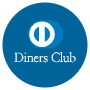 Dinners Club Blue Circle Round Logo icon