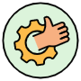 Easy Maintenance Product Label Sticker free icon for commercial use