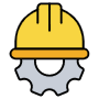 Engineering Yellow Helmet free icon for commercial use