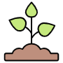 Growing Green Plant Or Gardening free icon for commercial use