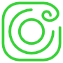 Instagram Aesthetic Green Line free icon for commercial use