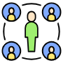 Interaction Team Members free icon for commercial use
