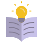 Learning Book And Light Bulb free icon for commercial use