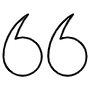 Left Quotes Black Outline Double Quotation Marks free icon for commercial use