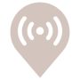 Live Location Placeholder Pin Beige free icon for commercial use