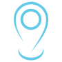Location Blue Aesthetic Placeholder Outline free icon for commercial use