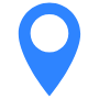 Location Blue Placeholder Pin free icon for commercial use
