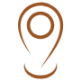 Location Brown Aesthetic Placeholder Outline free icon for commercial use