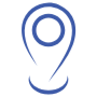 Location Dark Blue Aesthetic Placeholder Outline free icon for commercial use
