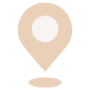 Location Dot Placeholder Beige free icon for commercial use