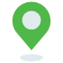 Location Dot Placeholder Light Green free icon for commercial use