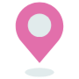Location Dot Placeholder Pink free icon for commercial use