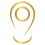 Location Gold Aesthetic Placeholder Outline free icon for commercial use