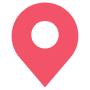 Location Instagram Circle free icon for commercial use
