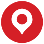 Location Map Marker Round Red free icon for commercial use