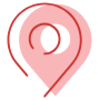 Location Red Aesthetic Placeholder free icon for commercial use