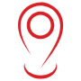 Location Red Aesthetic Placeholder Outline free icon for commercial use