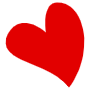 Love Hand Drawn Red Heart free icon for commercial use