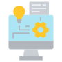 Machine Learning Education Computer free icon for commercial use