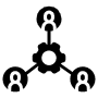 Management Or Business Collaboration Black free icon for commercial use