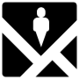 My Location Position Map Square Black free icon for commercial use
