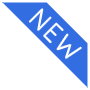 New Label Or Badge Sticker Blue free icon for commercial use