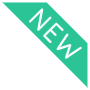 New Label Or Badge Sticker Green free icon for commercial use