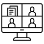 Online Study Group Or Course free icon for commercial use