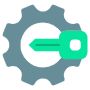 Password Settings Green Key Security free icon for commercial use