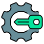 Password Settings Key Protected free icon for commercial use
