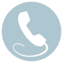 Phone Contact Aesthetic Pastel Blue Round Circle free icon for commercial use