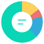 Pie Chart Statistics Infographic Element free icon for commercial use