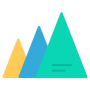 Pyramid Chart Graph free icon for commercial use