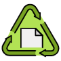 Recycling Paper Document free icon for commercial use
