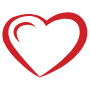 Red Heart Aesthetic Hand Drawn Outline free icon for commercial use