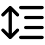 Reorder Sorting Up Down Arrow Sort List free icon for commercial use