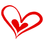 Romance And Hand Drawn Red Hearts free icon for commercial use
