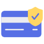 Secure Payment Method With Credit Card free icon for commercial use