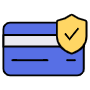 Secure Payment With Credit Card free icon for commercial use