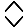 Sorting Reorder Up And Down Arrows free icon for commercial use