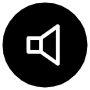 Sound Or Audio Black Circle free icon for commercial use