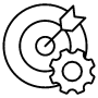 Target Goal Settings Black Outline free icon for commercial use