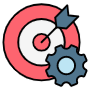 Target Goal Settings Or Setup free icon for commercial use