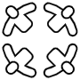 Teamwork And Organization Black Outline free icon for commercial use