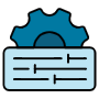 Technical Settings Configuration free icon for commercial use