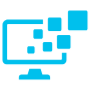 Technology Computer Screen Blue free icon for commercial use